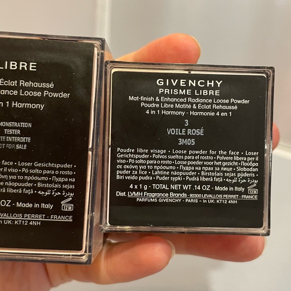 New Lot 2 Givenchy No. 3 Voile Rose Rare Face Matte Setting Powder Highlight Lux - Picture 5 of 8